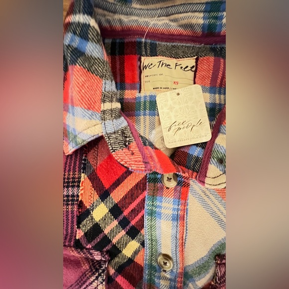 We The Free - Patched Up Plaid Shirt - Picture 6 of 6